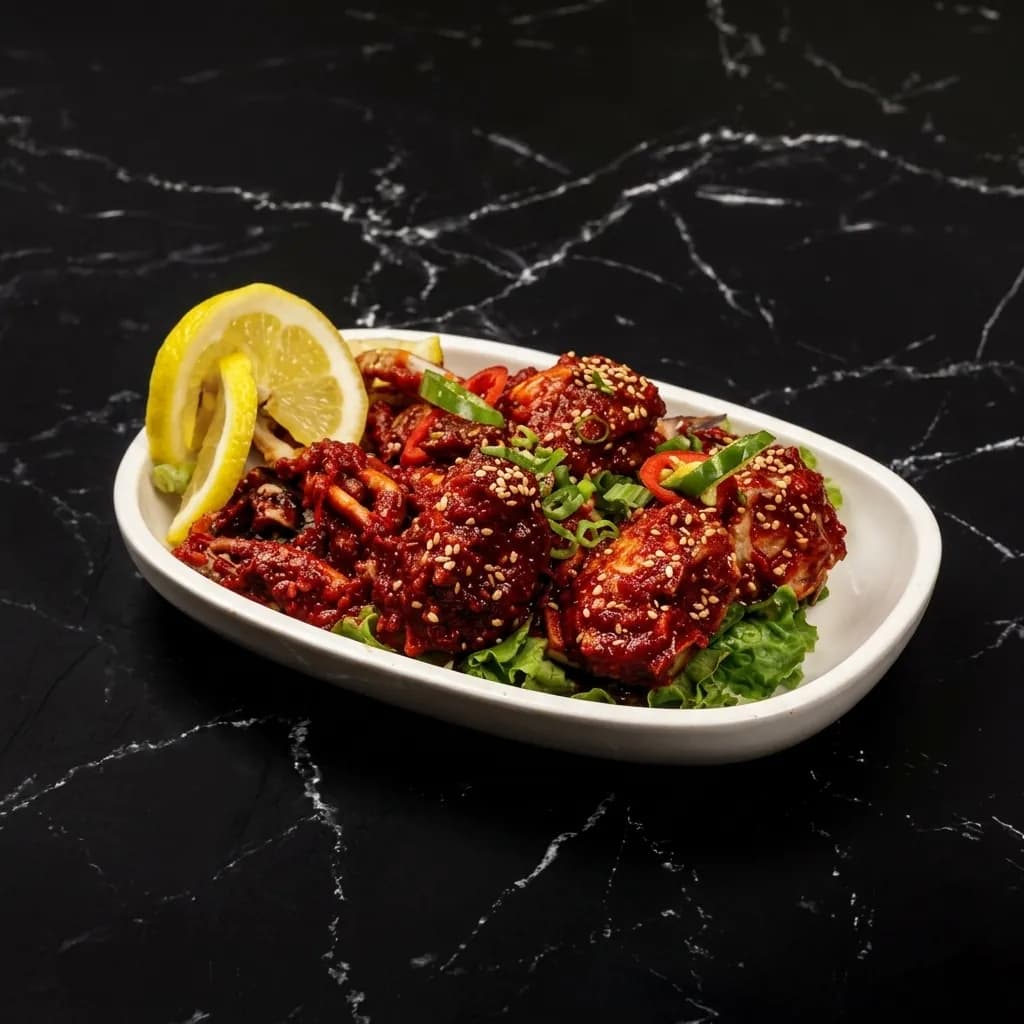 Korean Spicy Glazed Wings