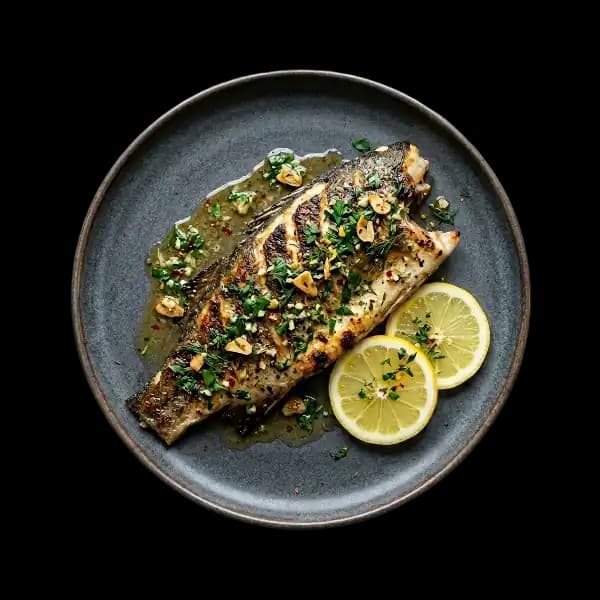 Grilled Garlic Butter Fish