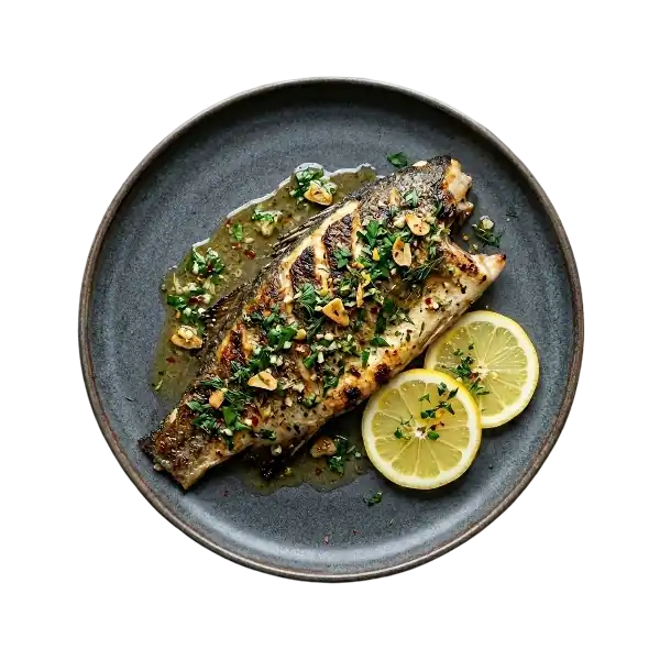 Grilled Garlic Butter Fish