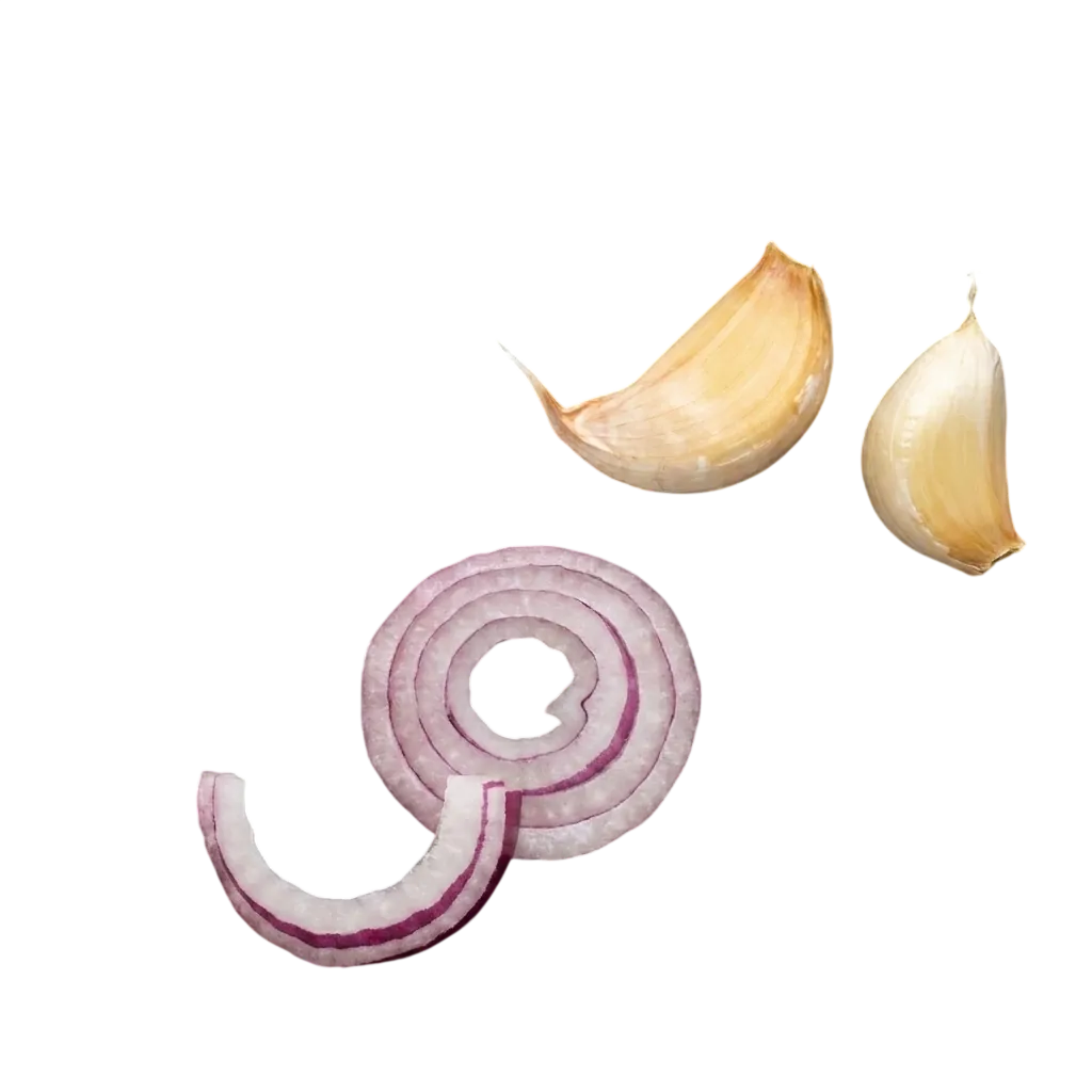 onion and garlic